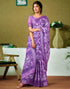 Vasthrlay Womens Cotton Printed Brown Saree