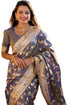 Vasthrlay Kanjivaram Handloom Golden Ethnic Wear