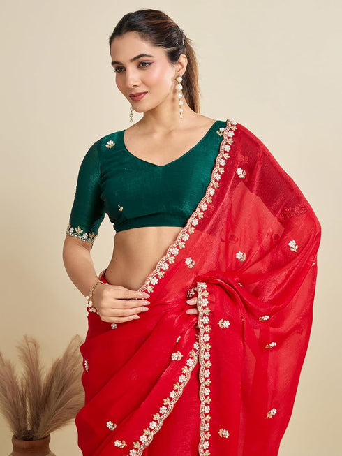 Vasthrlay Chiffon Unstitched