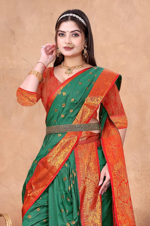 Vasthrlay Paishvai Maharashtrian Contrast Traditional