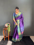 Vasthrlay Kanjivaram Traditional Contrast Included
