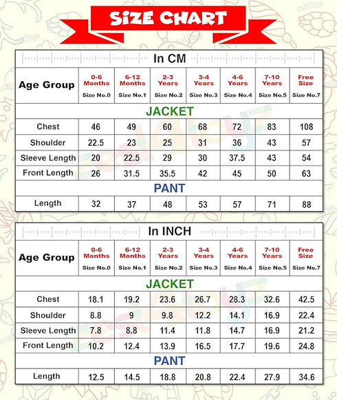 Zest 4 Toyz Santa Claus Dress for Kids Christmas Costume Dress with Jacket Pant Cap and Pouch Santa Dress for Boys and Girls
