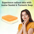 Inatur Sandal And Turmeric Handmade Soap