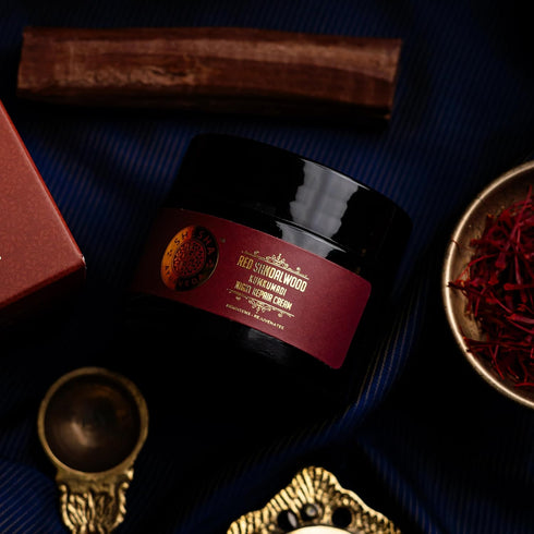 Shesha Ayurveda Red Sandalwood Skin Brightening & Night Repair Cream