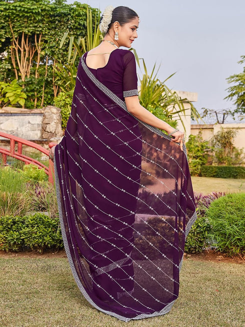 Vasthrlay Paithani Weaving Green Saree