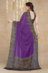 Vasthrlay Fashion Rhinestone Embellished Black Ethnic Wear