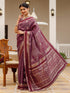 Vasthrlay Banarasi Weaving Unstitched Teal Saree
