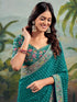 Vasthrlay Georgette Embroidery Rani Saree