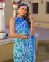 Vasthrlay Georgette Weaving Unstitched Red Saree