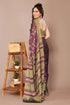 Vasthrlay Fashion Chiffon Printed Navy Ethnic Wear