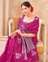Vasthrlay Kanjivaram Jacquard Unstitched Mustard Saree