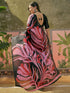 Vasthrlay Womens Printed Unstitched Beige Saree
