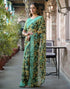 Vasthrlay Chiffon Blouse Maroon Saree
