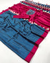 Vasthrlay Ajrakh Saree Crepe
