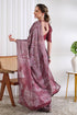 Vasthrlay Fashion Chiffon Geometric Printed Ethnic Wear