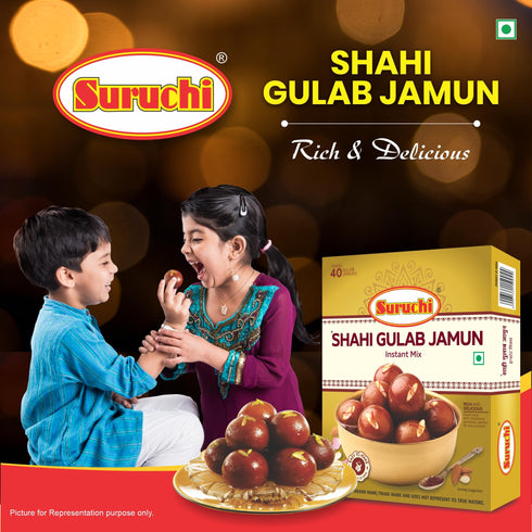 Suruchi Shahi Gulab Jamun Mix 200g Instant Gulab