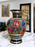 Brass Hand Carved Bidri Work Flower vase