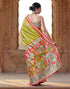 Vasthrlay Banglori Printed Unstitched Peach Saree
