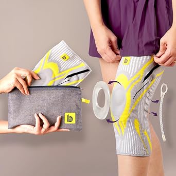 Knee Sleeve | EasyMove Max Stability Design for Gym Squats | Knee Cap Support for Women