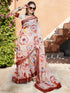 Vasthrlay Elephant Printed Unstitched Sai Ethnic Wear