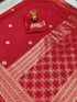 Vasthrlay Kanjivaram Banarasi Wedding Orange Saree