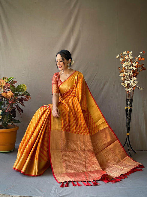 Vasthrlay Leriya Patola Banarasi Ethnic Wear