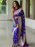 Vsathrlay Saree Kanjivaram Silk Pari Gold