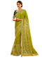 Vasthrlay Jacquard Embroidery Green Ethnic Wear