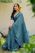 Vasthrlay Fashion Georgette Leheriya Turquoise Ethnic Wear