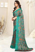 Vasthrlay Fashion Chiffon Georgette Beige Ethnic Wear