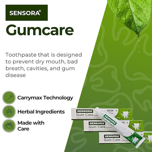 SENSORA Gum Care Toothpaste For Complete Oral Care | Prevents From Dry Mouth | Gum Diseases