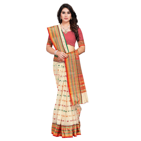 Vasthrlay Jacquard Unstitched Saree
