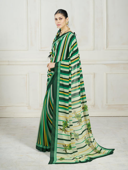 Vasthrlay Georgette Unstitched Saree