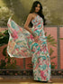 Vasthrlay Printed Off White Off White Saree
