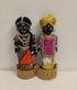 PUJA Celebrations Marapachi Doll Pair – Decorated Raja Rani Wooden Dolls