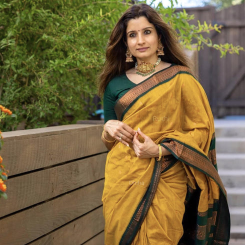 Vasthrlay Kanjivaram Tassels Saree