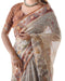 Vasthrlay Blue Beige Traditional Multicolour Saree