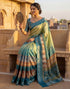 Vasthrlay Womens Printed Unstitched Dusty Pink Saree