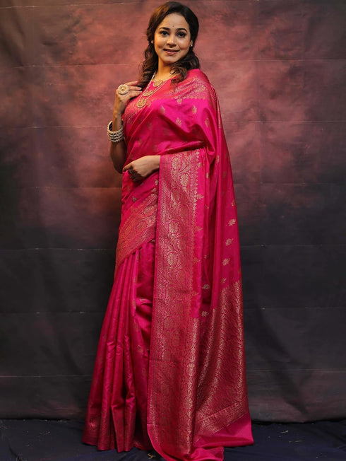 Vasthrlay Saree Kanjivaram Silk Pari Purple