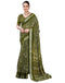 Vasthrlay Bandhani Printed Unstitched Yellow Saree