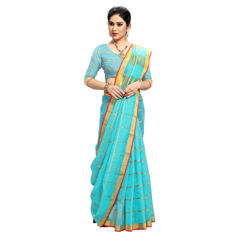 Vasthrlay Cotton Unstitched Saree
