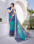 Vasthrlay Georgette Printed Jacquard Material Ethnic Wear