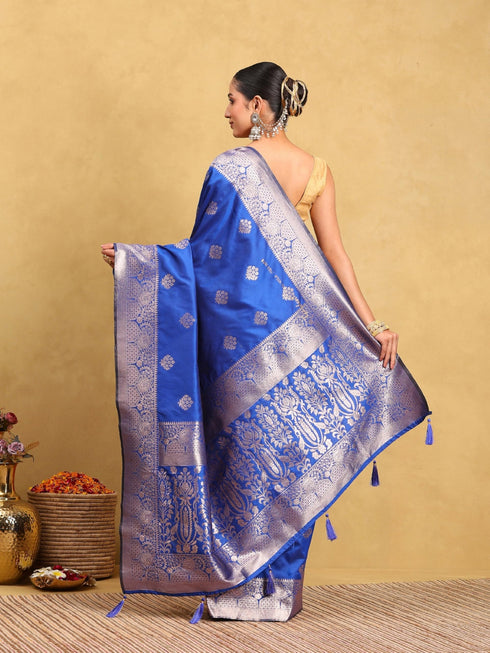 Vasthrlay Banarasi Unstitched Saree