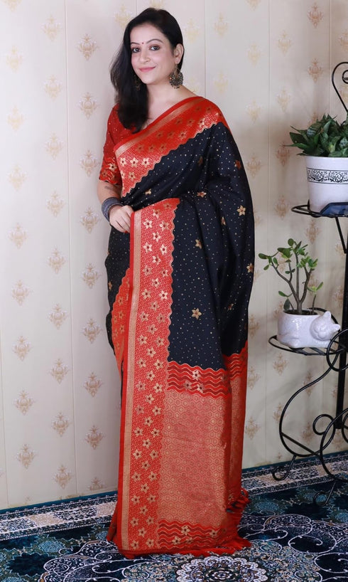 Vasthrlay Kanjivaram Unstitched Blouse Ethnic Wear