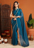 Vasthrlay Orange Decorative Unstitched Saree