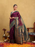 Vasthrlay Banarasi Unstitched Saree