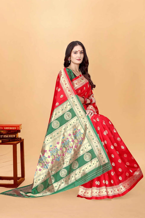 Vsathrlay Banarasi Paithani Kanjivaram Collections Ethnic Wear