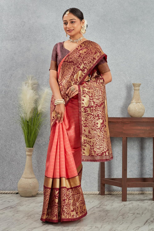 Vasthrlay Design Banarasi Traditional Whitered