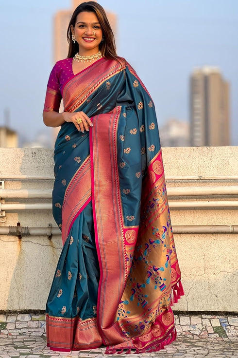 Vasthrlay Paithani Kanjivaram Sarees Ethnic Wear