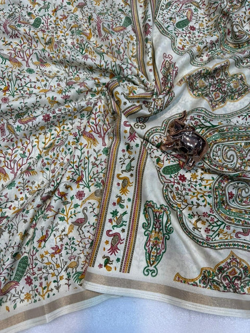 Vasthrlay Kashmiri Print Saree
